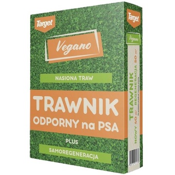 NASIONA TRAWY TRAWA VEGANO TRAWNIK ODPORNY NA PSA 1 KG TARGET