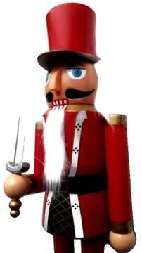 БОЛЬШАЯ ФИГУРКА ЩЕЛКУНЧИК ДЕКОРАЦИЯ до 60 см