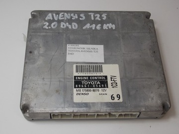 STEROWNIK KOMPUTER SILNIKA AVENSIS T25 89661-05691