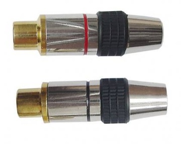 PROFESJONALNE GNIAZDO RCA CINCH NA KABEL