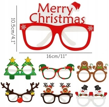 Шапки Санты Очки Браслеты-кольца в ладоши