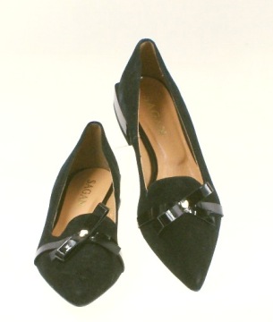 SAGAN 4625 ЧЕРНЫЕ ТУФЛИ, РАЗМЕР 37