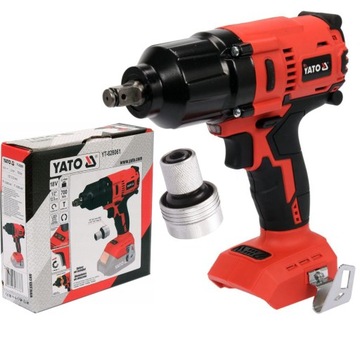 БЕСЩЕТОЧНЫЙ КЛЮЧ YATO 1/2'''' 700НМ УДАРНЫЙ 18В YT-828061