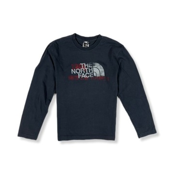 The North Face Longsleeve Dziecięcy Szary Logo Unikat Klasyk 5Y 6Y