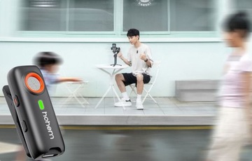 БЕСПРОВОДНОЙ СВЯЗАННЫЙ МИКРОФОН 2 МИКРОФОНА USB C ANDROID Hohem Lavalier