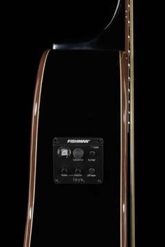 Harley Benton EAX-500TL Черная электроакустическая гитара