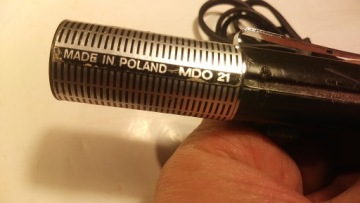 МИКРОФОН DIN-штекер MDO 21 Unitra Tonsil ИЗ АРМИИ