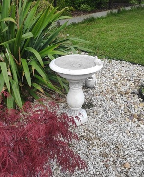 Венецианский пьющий для архитектурных бетонных птиц - украшение сада