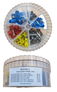 TULEJKI IZOLOWANE ZESTAW 1,5-16MM 185SZT ELPROMET C.24.10002
