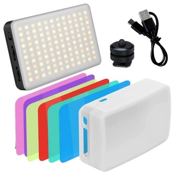 ULANZI VIJIM VL120 Bi Color 6500K Akumulator 3100mAh 1/4 cala zimna stopka