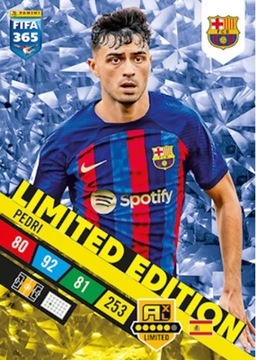 PEDRI LIMITED - mała FIFA 365 Adrenalyn XL 2023