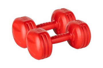 Hantelki bitumiczne zestaw hantli 20kg 2x1kg 2x2kg 2x3kg 2x4kg REBEL