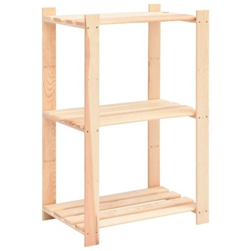 VidaXL Regały z 3 półkami, 2 szt., 60x38x90 cm, so