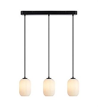 Nowoczesna potrójna lampa wisząca CAVA do jadalni