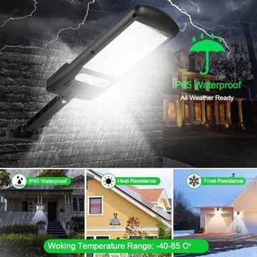 УЛИЧНЫЙ ФОНАРЬ СОЛНЕЧНАЯ ФОНАРЬ 120LED + ДИСТАНЦИОННЫЙ ДАТЧИК ДВИЖЕНИЯ И СУМЕРКИ