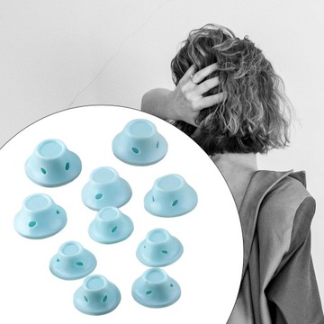 10 szt. Rod lokówki do włosów fryzjerstwo do spania niebieski