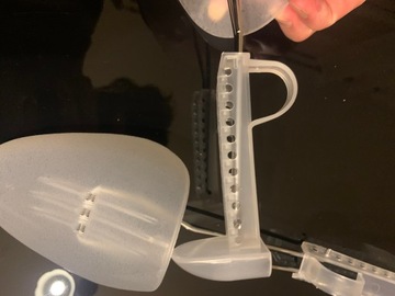 Регулируемые колодки для обуви 36-40 Прозрачные