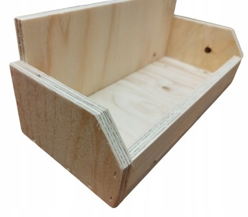 Деревянный ящик на 3 баночки меда, полка, упаковка меда, витрина.