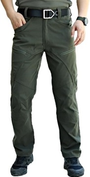 Męskie spodnie myśliwskie z wieloma kieszeniami Slim Fit Cargo Joggers