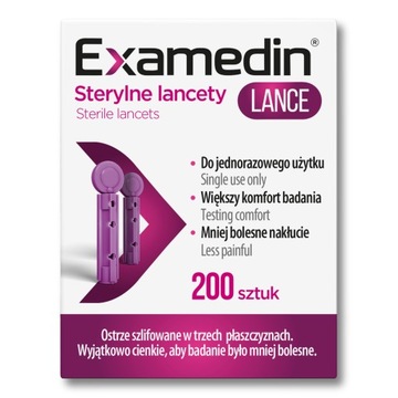 Lancety Examedin Lance 200 lancetów