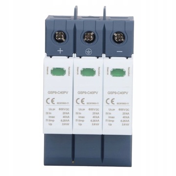 WYŁĄCZNIK RÓŻNICOWOPRĄDOWY 4P 40KA 600V DC