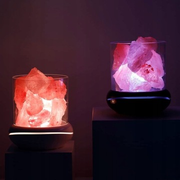 Lampa LED solna sól himalajska aromaterapia dyfuzor olejków