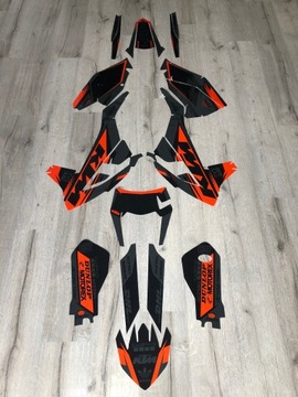 KTM EXC EXC-F 17-19 okleina BLACK FACTORY CUBAMOTO