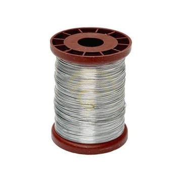 Drut pszczelarski ocynkowany, drut do ramek ulowych, 0,5 mm, 500g