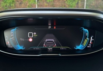 Peugeot 3008 II Plug-In Hybrid Facelifting 1.6 HYBRID 225KM 2022 Peugeot 3008 GT LINE Black Pack Kamera Plug In FV 23 1.6 225KM, zdjęcie 17