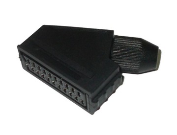 GNIAZDO EURO SCART 21pin LUTOWANE NA KABEL (L165)