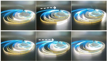 COB LED STRIP IP20 24V 360d Magic Pixel FLOWING WS2811 цифровая 1м НЕЙТРАЛЬНАЯ