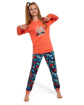 Piżama Cornette 594/161 Be Yourself dł/r 86-128 86-92 coral