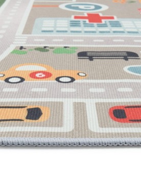 ОЧЕНЬ БОЛЬШОЙ детский ковер для детского сада 200х300 УЛИЦЫ дорога ГОРОД