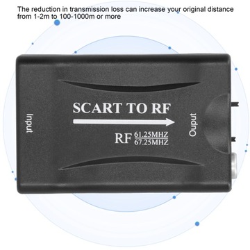 Видеоадаптер SCART-RF-конвертер