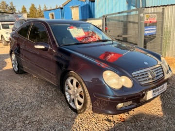 Mercedes Klasa C W203 Coupe W203 1.8 (C 230 Kompressor) 192KM 2004 Mercedes-Benz Klasa C Compressor Zadbany Skory 1.8 Benzyna 192KM, zdjęcie 2