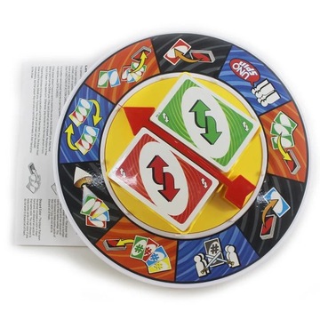 UNO Games SPIN Карточная настольная игра Семейная забавная E