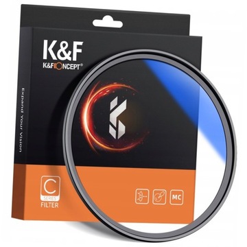 Filtr UV 77mm HD MC seria C powłoki SLIM K&F