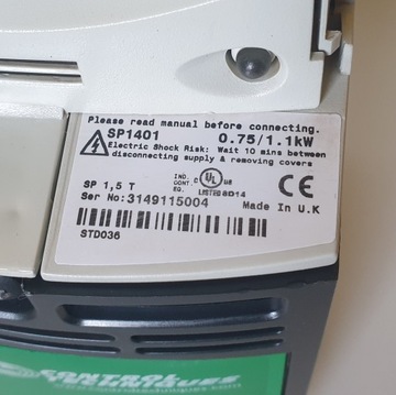 Инвертор Control Techniques, Emerson Sp1401 FV