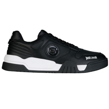 JUST CAVALLI luksusowe męskie sneakersy buty NERO TIGER NOWOŚĆ rozmiar 43