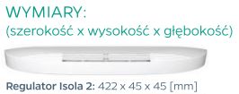 Приточное окно ISOLA 2.30, цвет золотого дуба RAL 8003, внутренний регулятор.