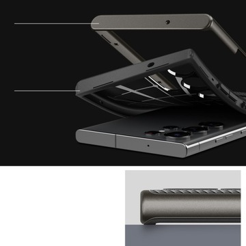 СПЕЦИАЛИЗИРОВАННЫЙ ЧЕХОЛ SPIGEN ДЛЯ GALAXY S24 ULTRA - МЕТАЛЛ ТПУ