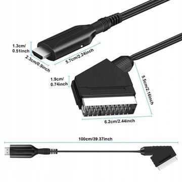Кабель-переходник-переходник с HDMI на Euro SCART
