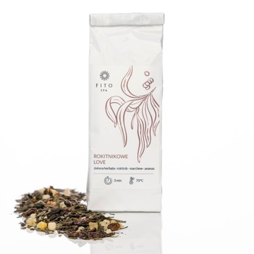 HERBATA zielona sencha z rokitnikiem i dodatkami fito spa na każdą okazję