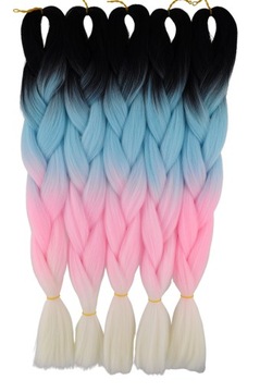 СИНТЕТИЧЕСКИЕ ВОЛОСЫ ПРЯМЫЕ ЦВЕТНЫЕ МОСТ 4K.010