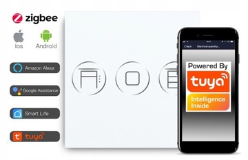 Переключатель рулонных жалюзи ZigBee Touch Key TUYA RTX SH