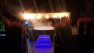 СОВРЕМЕННЫЙ САД С ГАЗОВЫМ Отоплением СПА