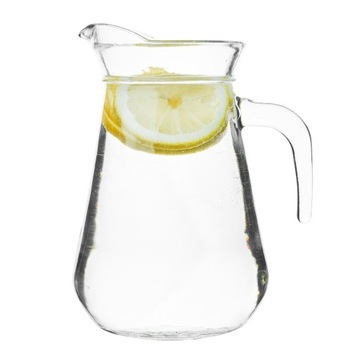 SZKLANY DZBANEK na wodę sok dzbanek NA LEMONIADĘ do napojów 1,3L