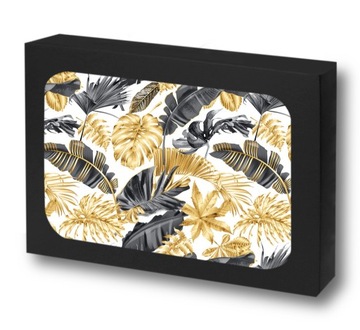 Pościel Bawełniana 160x200 Liście Monstera