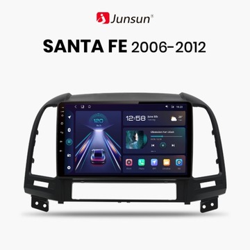 Radio Junsun dla Hyundai Santa Fe 2 2006 2007 2008-2012 1 32 Android WiFi