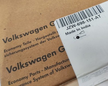 Колодки передние тормозные JZW698151AT для дисков Volkswagen eco 340х30мм